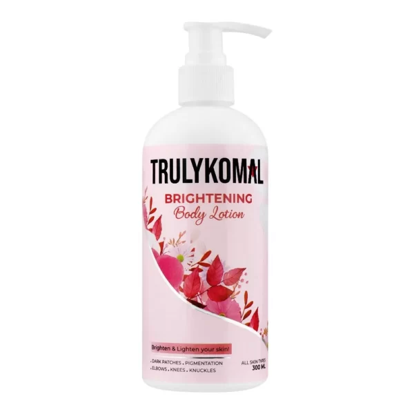 trulykomal brightening body lotion